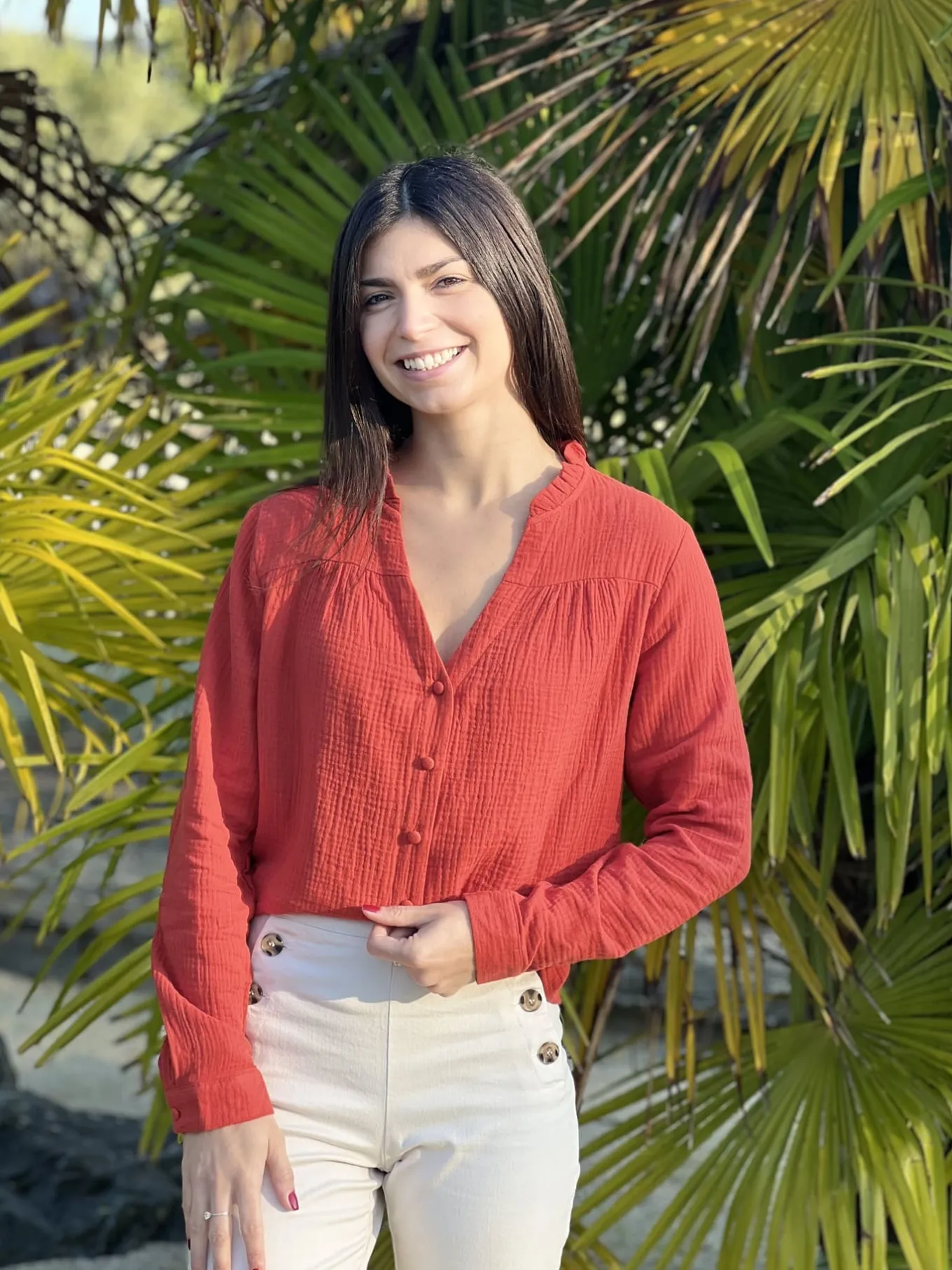 Curvy ❤️ | Tops, Blouses Et Chemises*Mademoiselle Marcelle Blouse Lisette