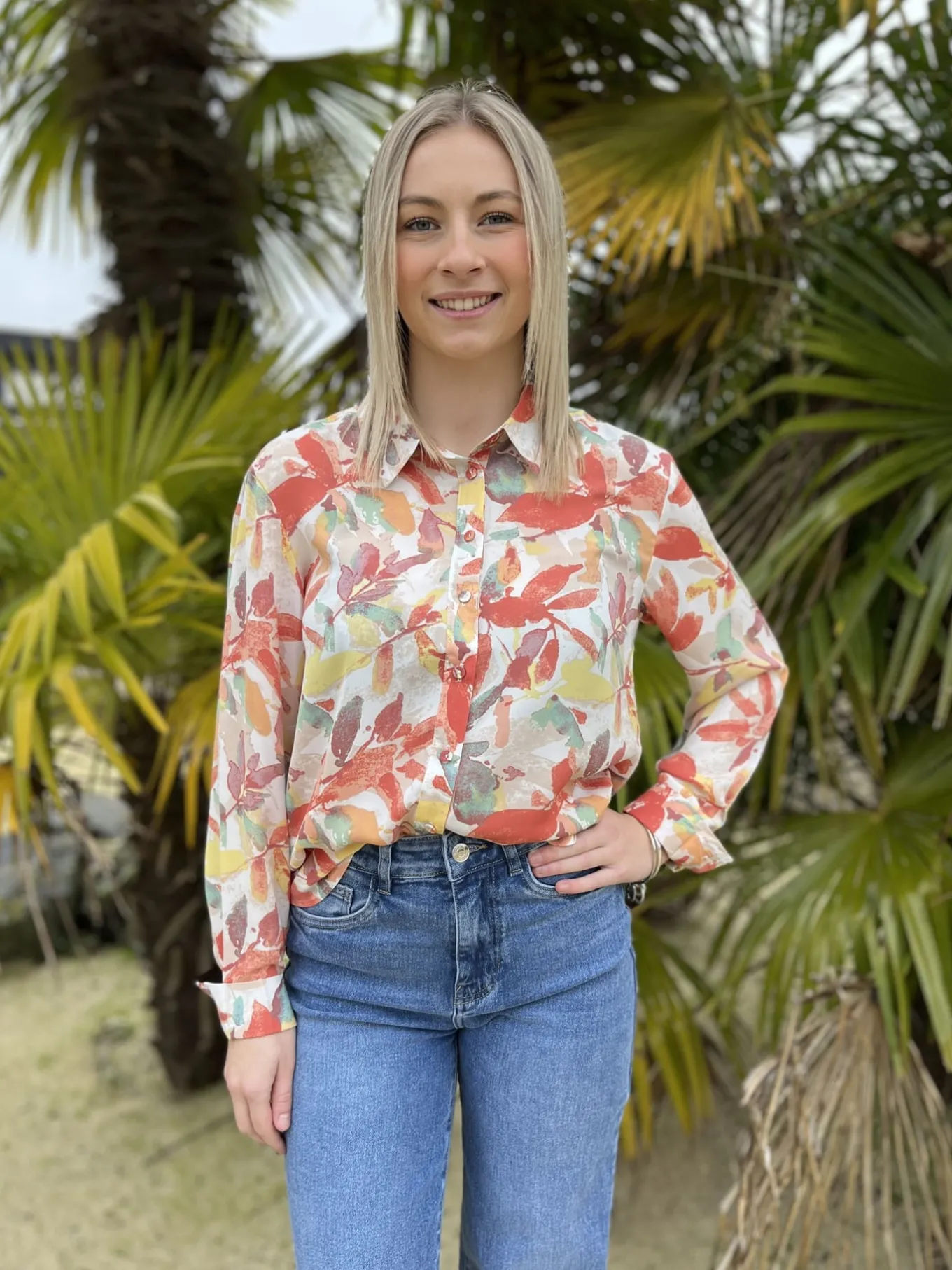 Tops, Blouses Et Chemises*Mademoiselle Marcelle Chemisier Philippine Blanc