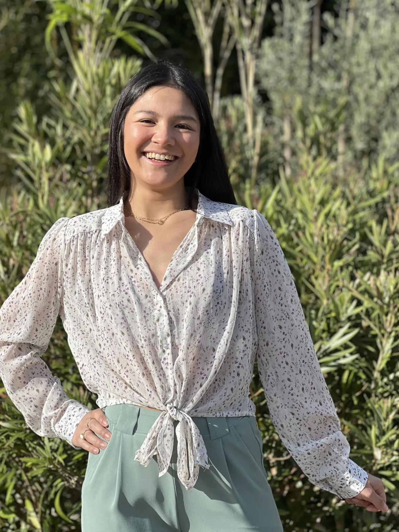 Tops, Blouses Et Chemises*Mademoiselle Marcelle Chemisier Stéphanie Blanc