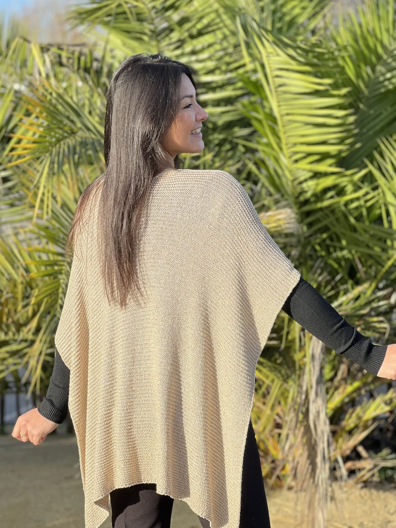 Gilets Et Pulls*Mademoiselle Marcelle Poncho Romy