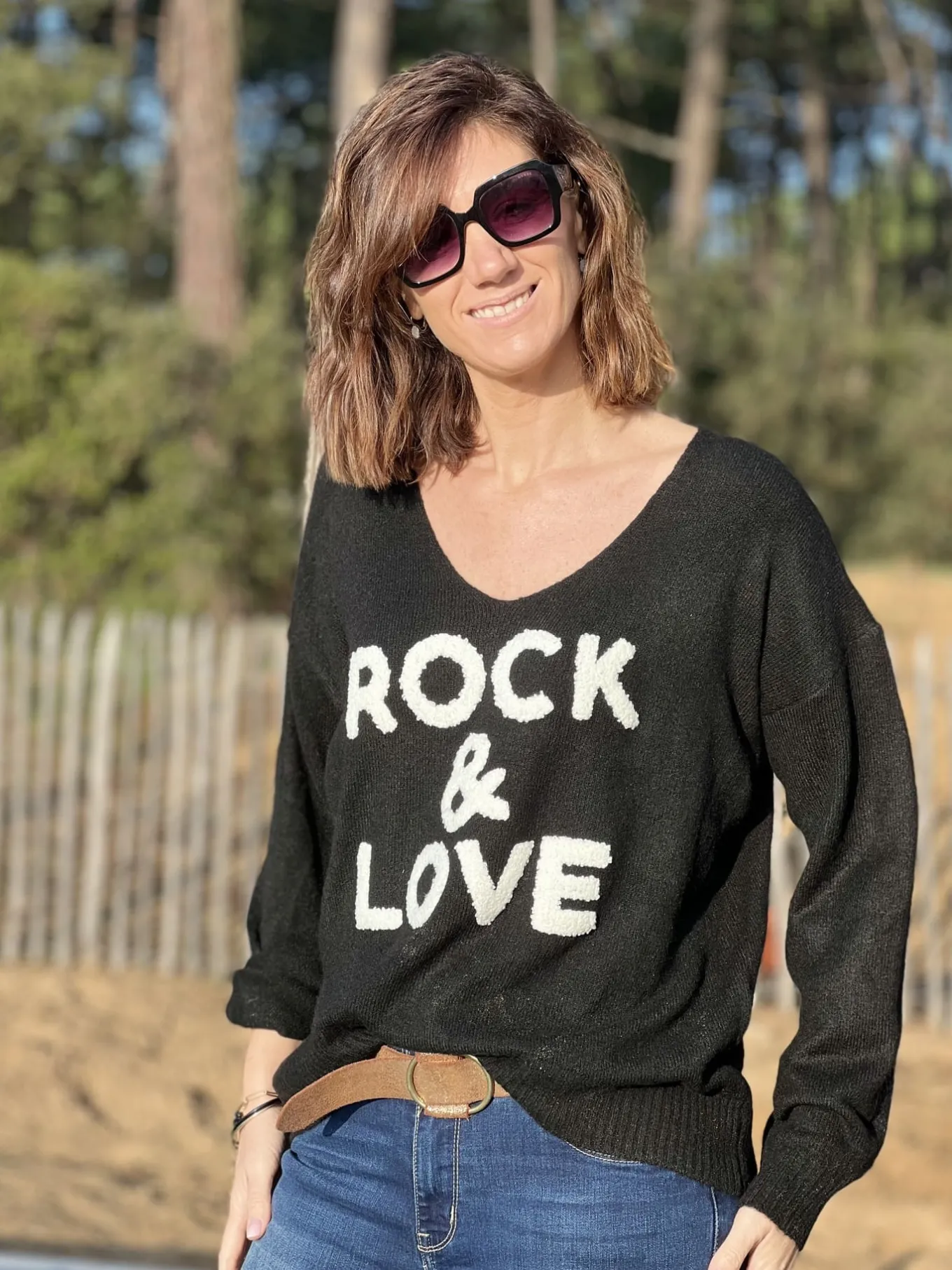 Gilets Et Pulls*Mademoiselle Marcelle Pull Loose Rock&Love