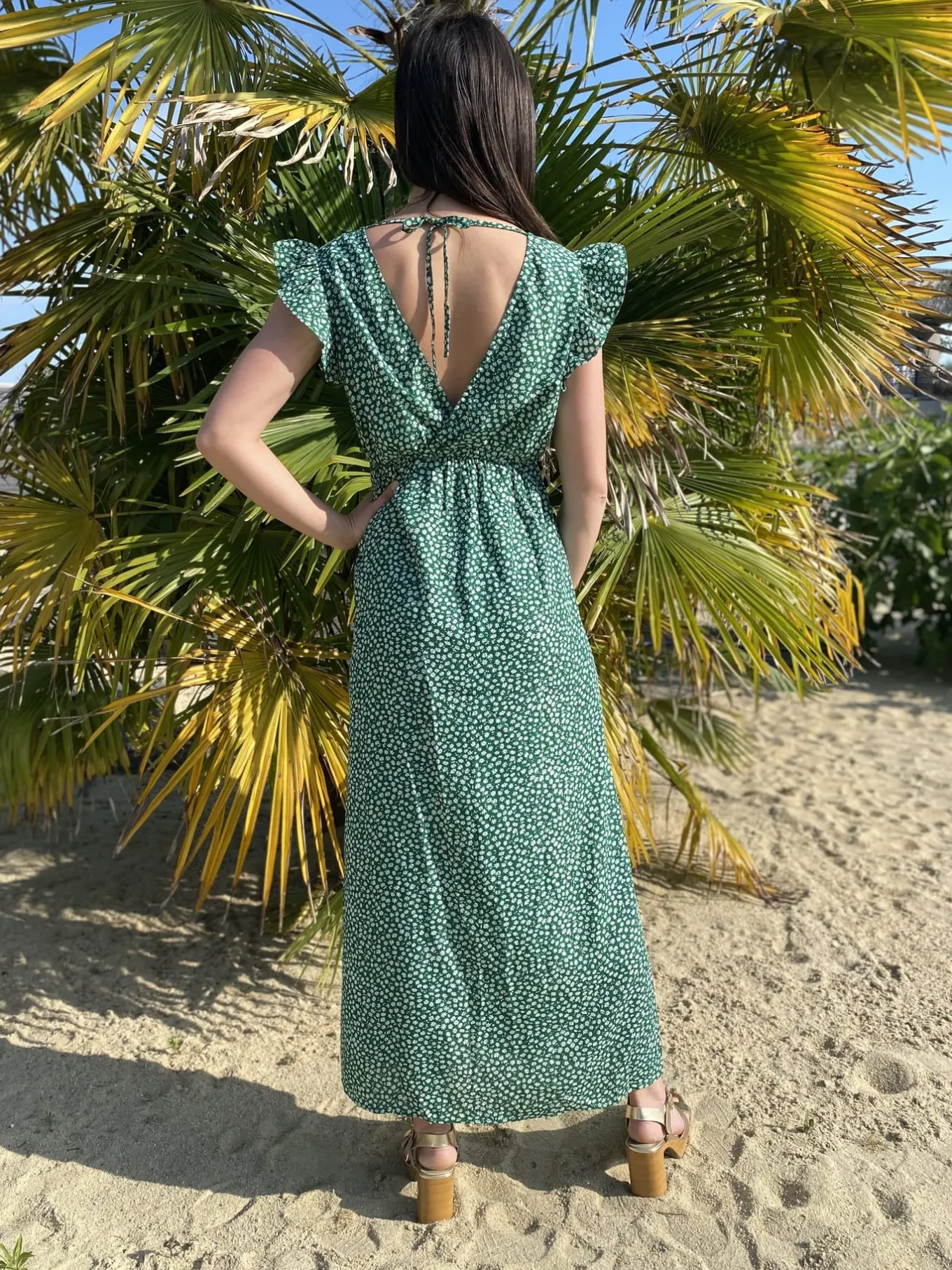 Robes*Mademoiselle Marcelle Robe Eléonore Vert