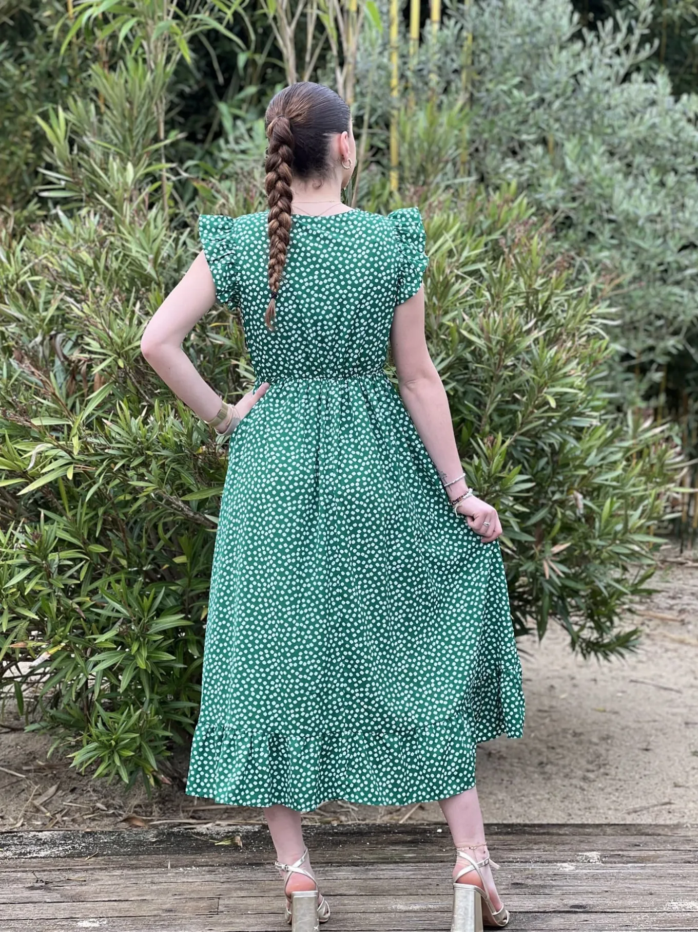 Robes*Mademoiselle Marcelle Robe Line Vert