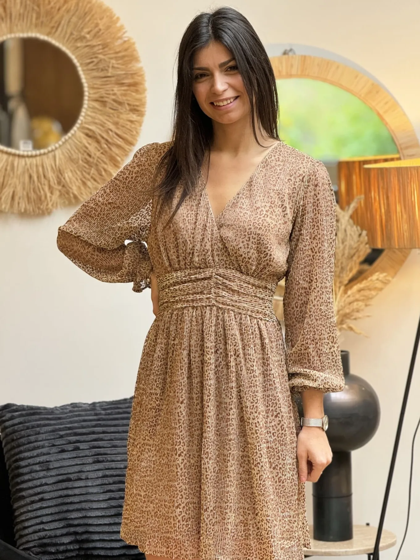 Léopard 🐆🌸 | Robes*Mademoiselle Marcelle Robe Michèle Léopard