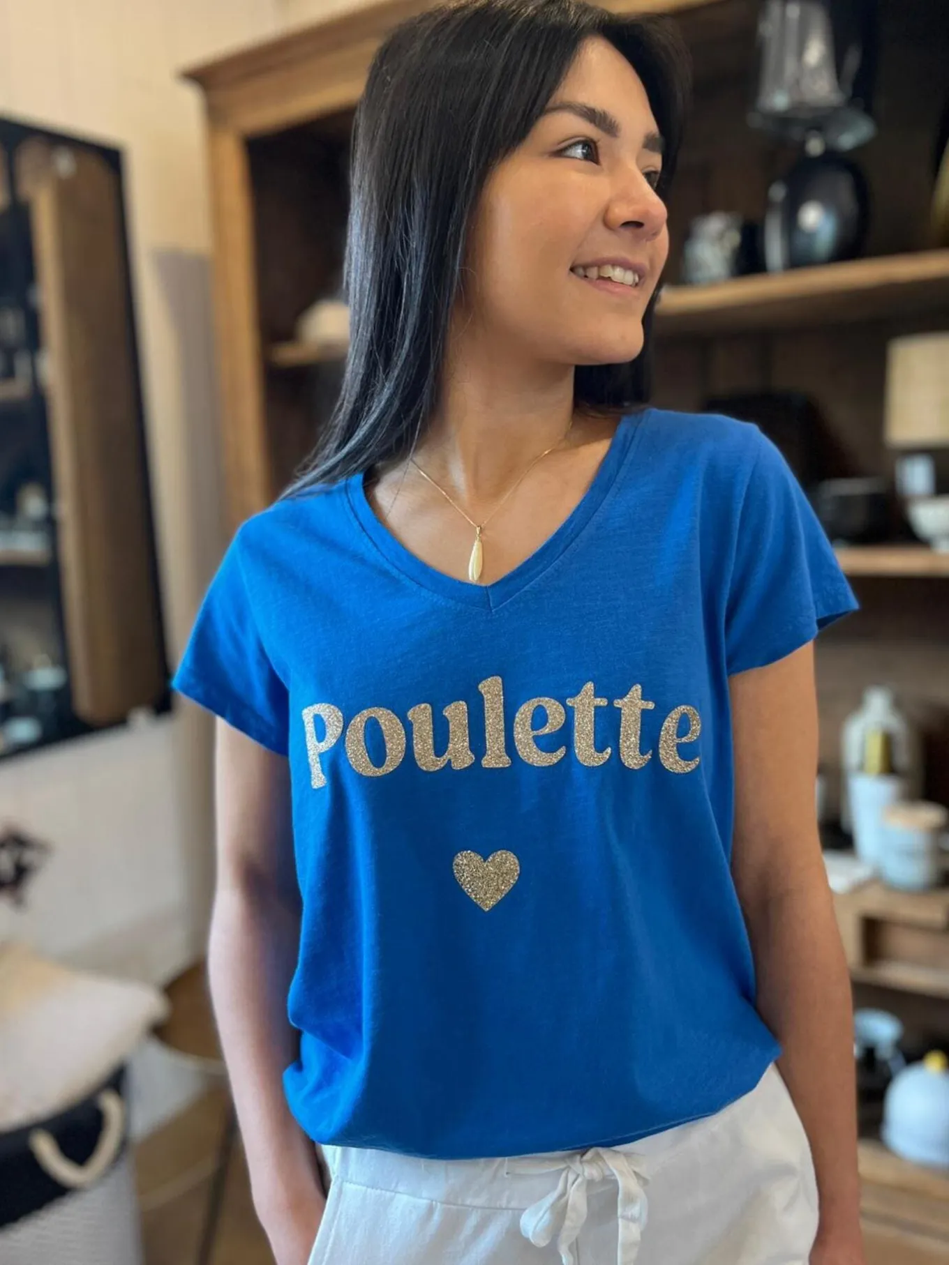 Tee-Shirts*Mademoiselle Marcelle Tee-shirt Poulette