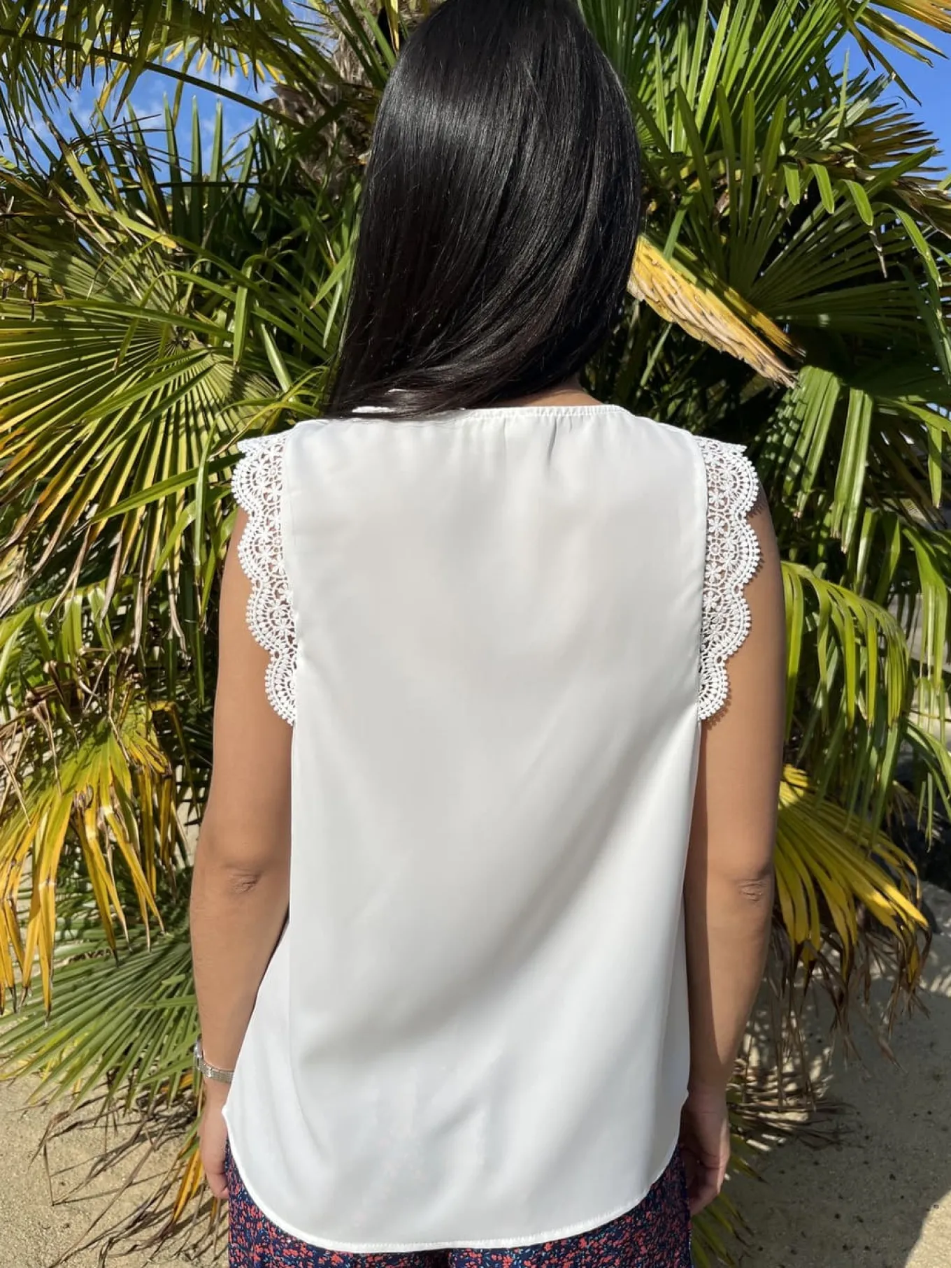 Tops, Blouses Et Chemises*Mademoiselle Marcelle Top Léonie Blanc