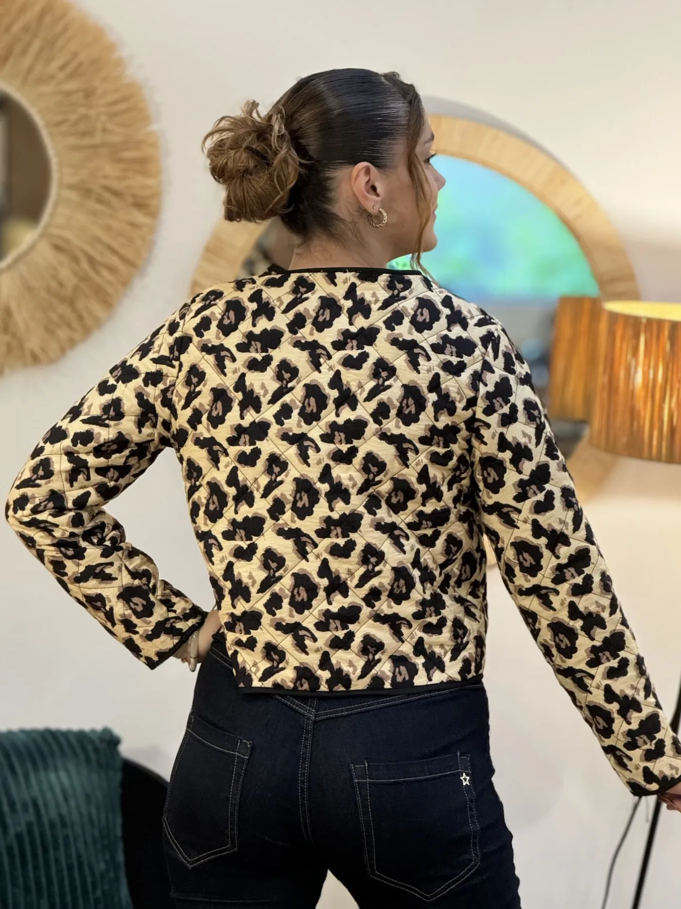 Léopard 🐆🌸 | Vestes Et Manteaux*Mademoiselle Marcelle Veste Augustine Taupe